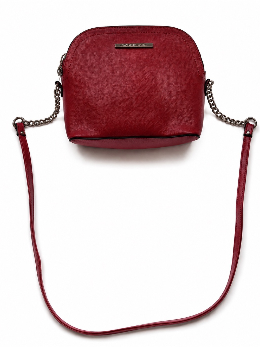 Steve Madden Red Mini Crossbody with Chain Strap